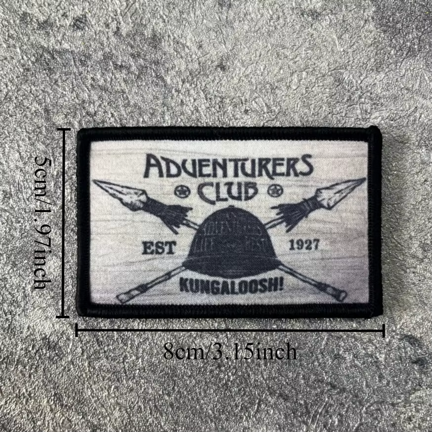 Parche táctico Kungaloosh – Club Aventureros para mochila y uniforme