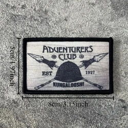 Parche táctico Kungaloosh – Club Aventureros para mochila y uniforme