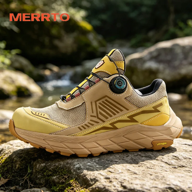 MERRTO Botas de senderismo impermeables transpirables tácticas - imagen 4