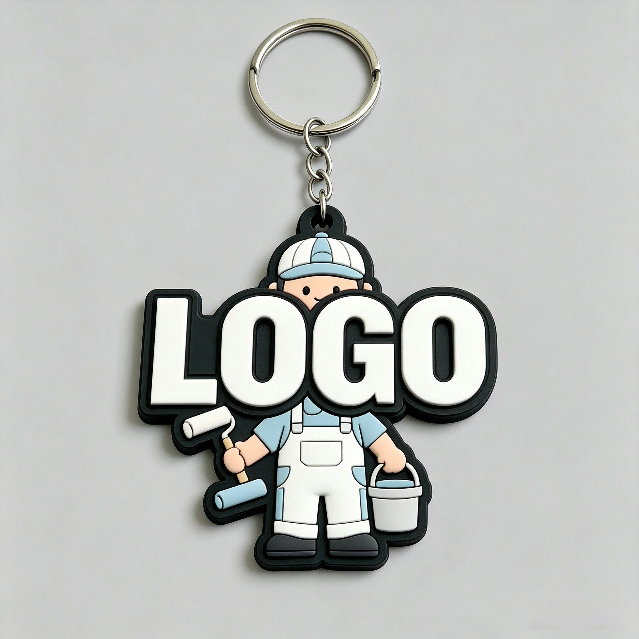 Llavero personalizado con logotipo y texto, iconos conmemorativos - imagen 4