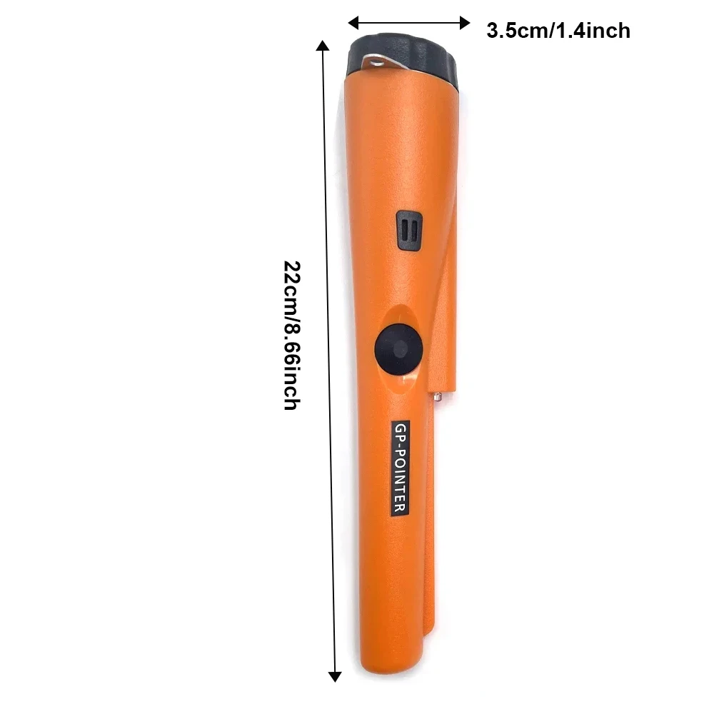 Pinpointer detector de metales impermeable IP66, vibración y audio - imagen 2