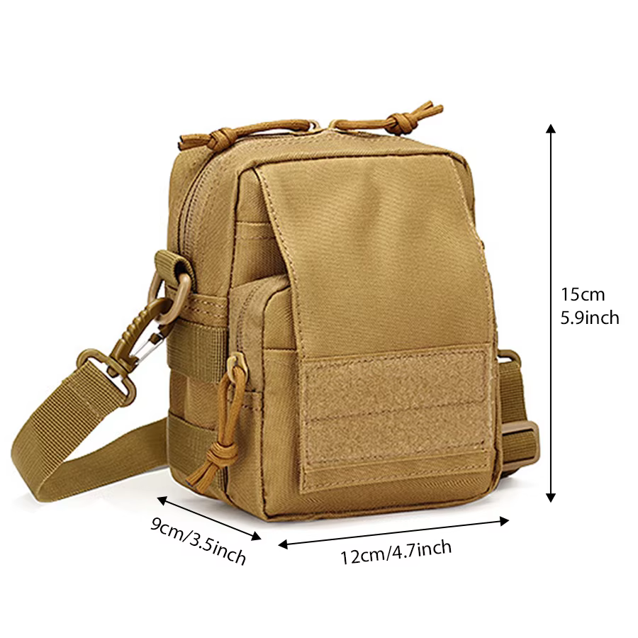 Bolso crossbody camuflaje militar táctico outdoor ajustable - imagen 2