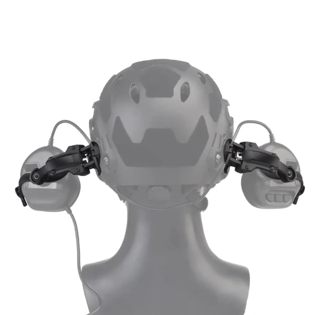 Adaptador de audífonos para casco táctico ARC Track M-LOK OPS giratorio - imagen 4