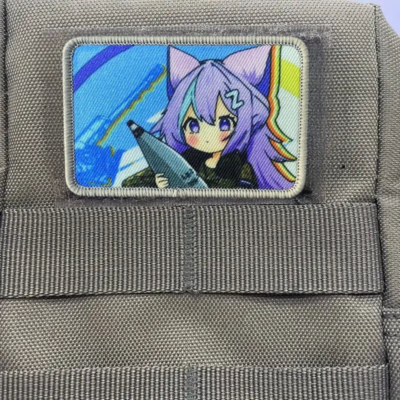 Parche moral táctico anime chica letra Z – MOLLE para mochila - imagen 5