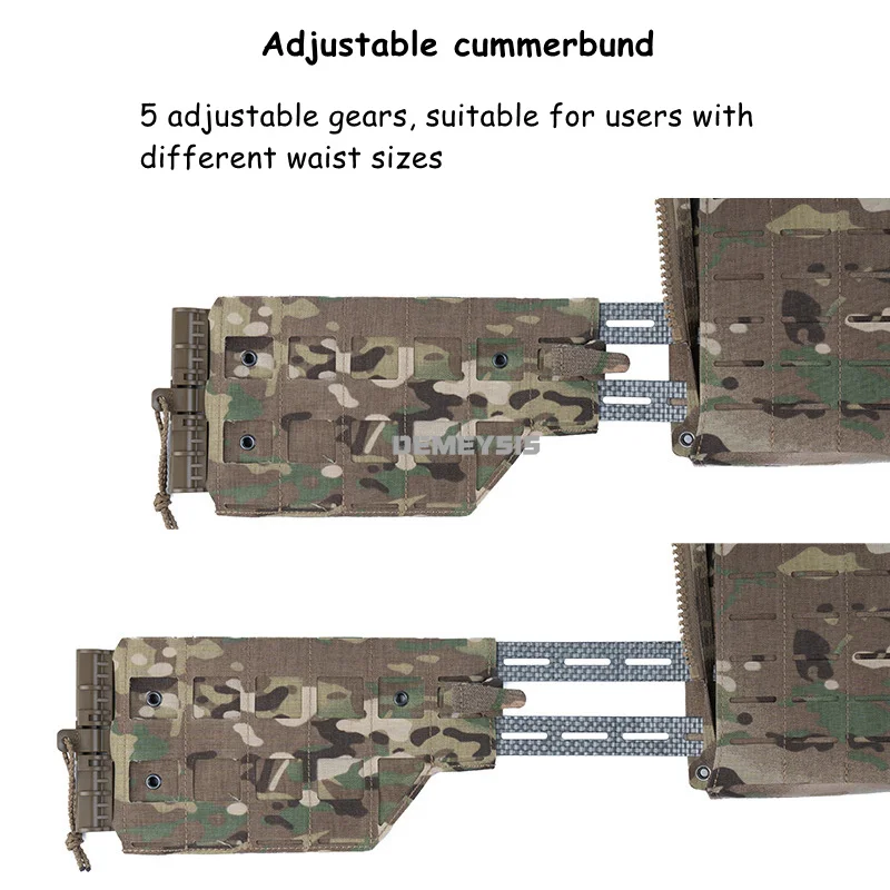 Chaleco portaplacas táctico MOLLE modular con liberación rápida