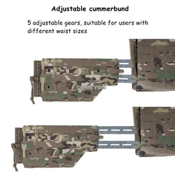 Chaleco portaplacas táctico MOLLE modular con liberación rápida