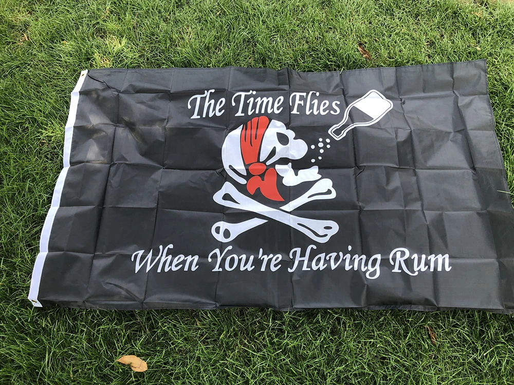 Sky Flag Bandera pirata 90x150 cm con calavera y huesos cruzados