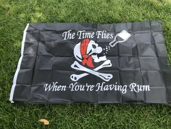 Sky Flag Bandera pirata 90x150 cm con calavera y huesos cruzados