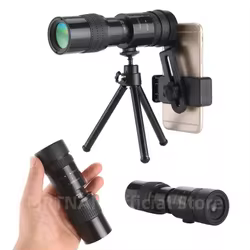 Monocular telescopio de zoom largo alcance BAK4 con trípode outdoor