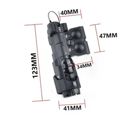 Caja batería láser Airsoft Picatinny 20mm sin función