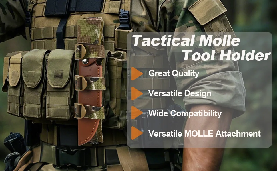 Detalle del sistema de fijación Molle