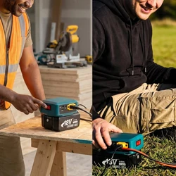 Makita convertidor bidireccional con USB y pantalla digital