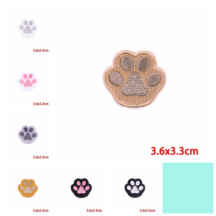 Parches bordados termoadhesivos garras gato para chaqueta - imagen 5