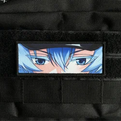 Parche Akame ga Kill Esdeath - ojos anime, gancho/bucle para mochila
