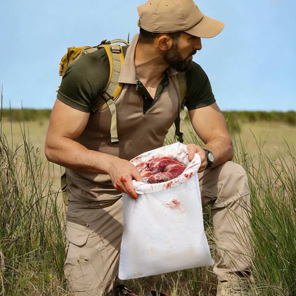 Bolsa carne de caza ciervo silvestre transpirable con tira reflectante - imagen 3