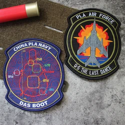 Parche bordado táctico Wild Weasel F-16 – para ropa y bolsas