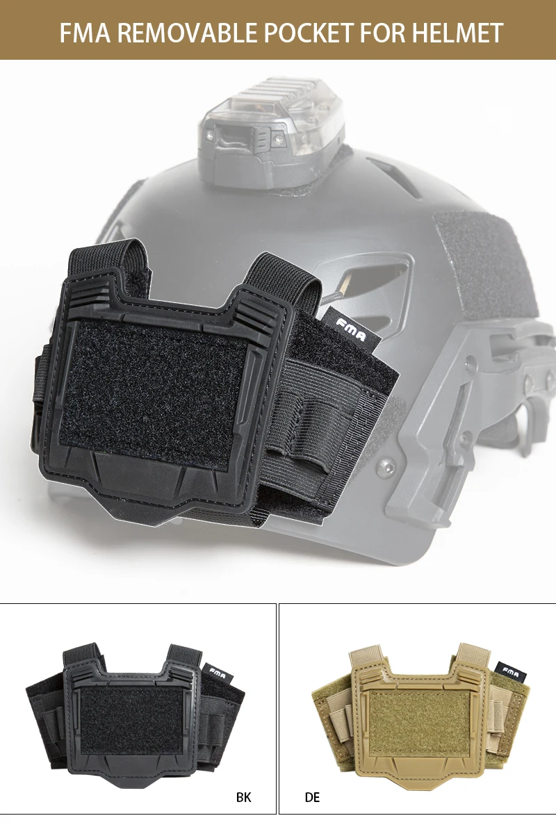 Bolsa para casco táctico en color BK/DE