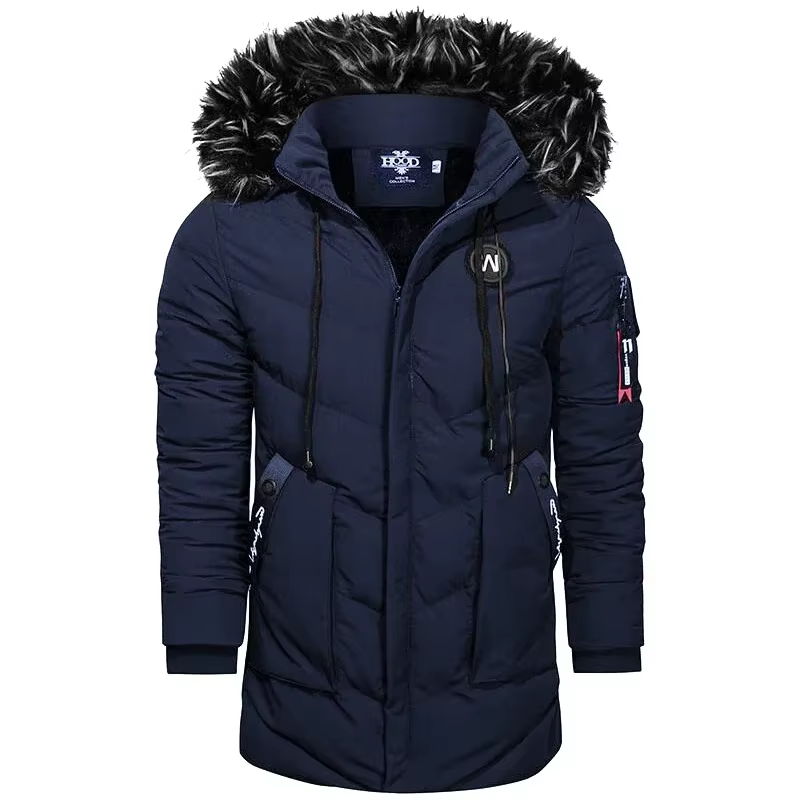 Parkas de invierno para hombre alta calidad chaqueta cortaviento - imagen 2