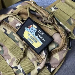 Parche táctico gancho y bucle para mochila, brazalete humor