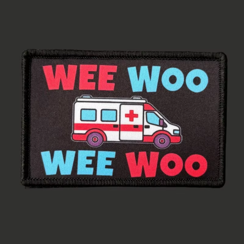Parche táctico moral ambulancia con velcro gancho y bucle - imagen 4