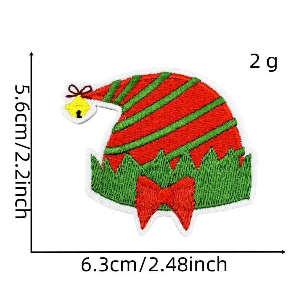 Diseño de árbol de Navidad bordado