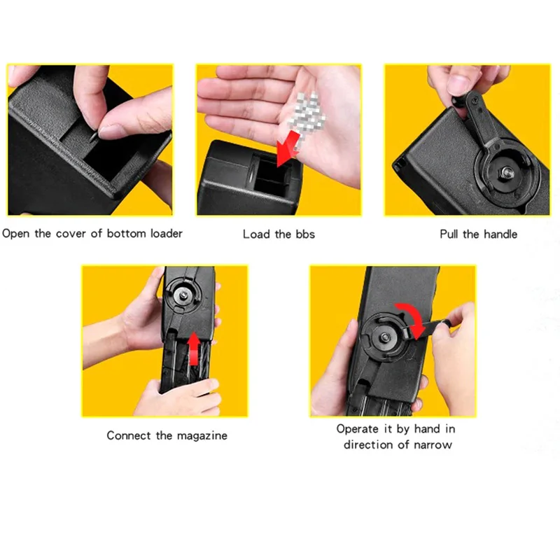 Cargador rápido M4 con manivela para bolsa de munición táctica - imagen 2