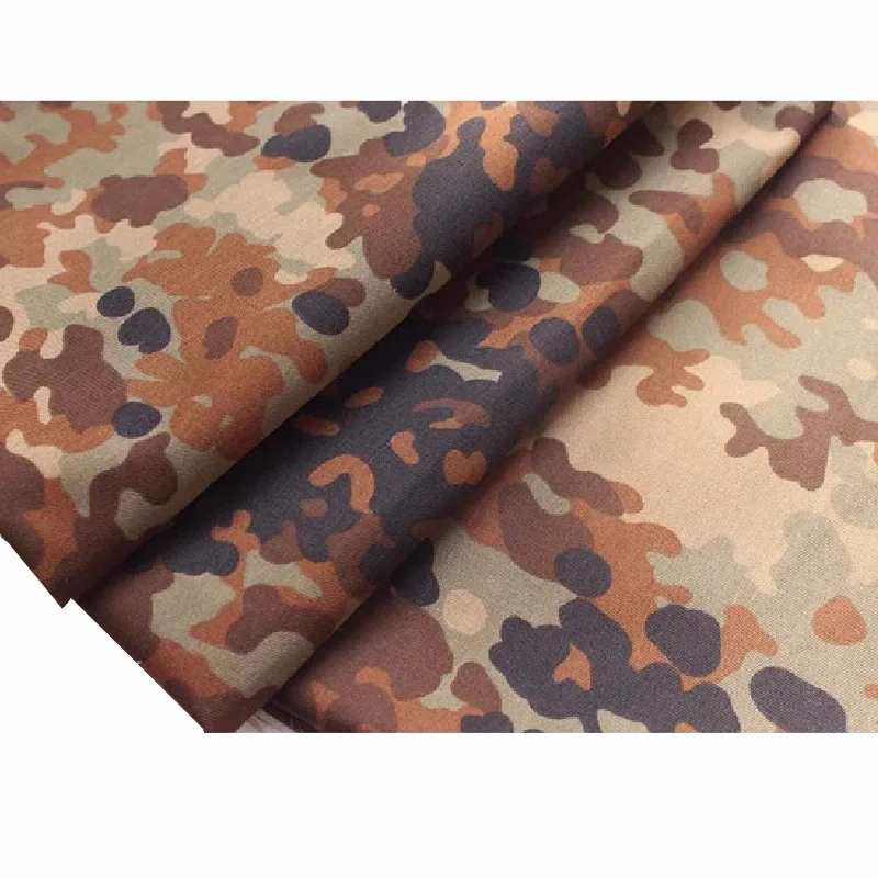 Tela camuflaje desierto sarga algodón poliéster color café para DIY - imagen 4