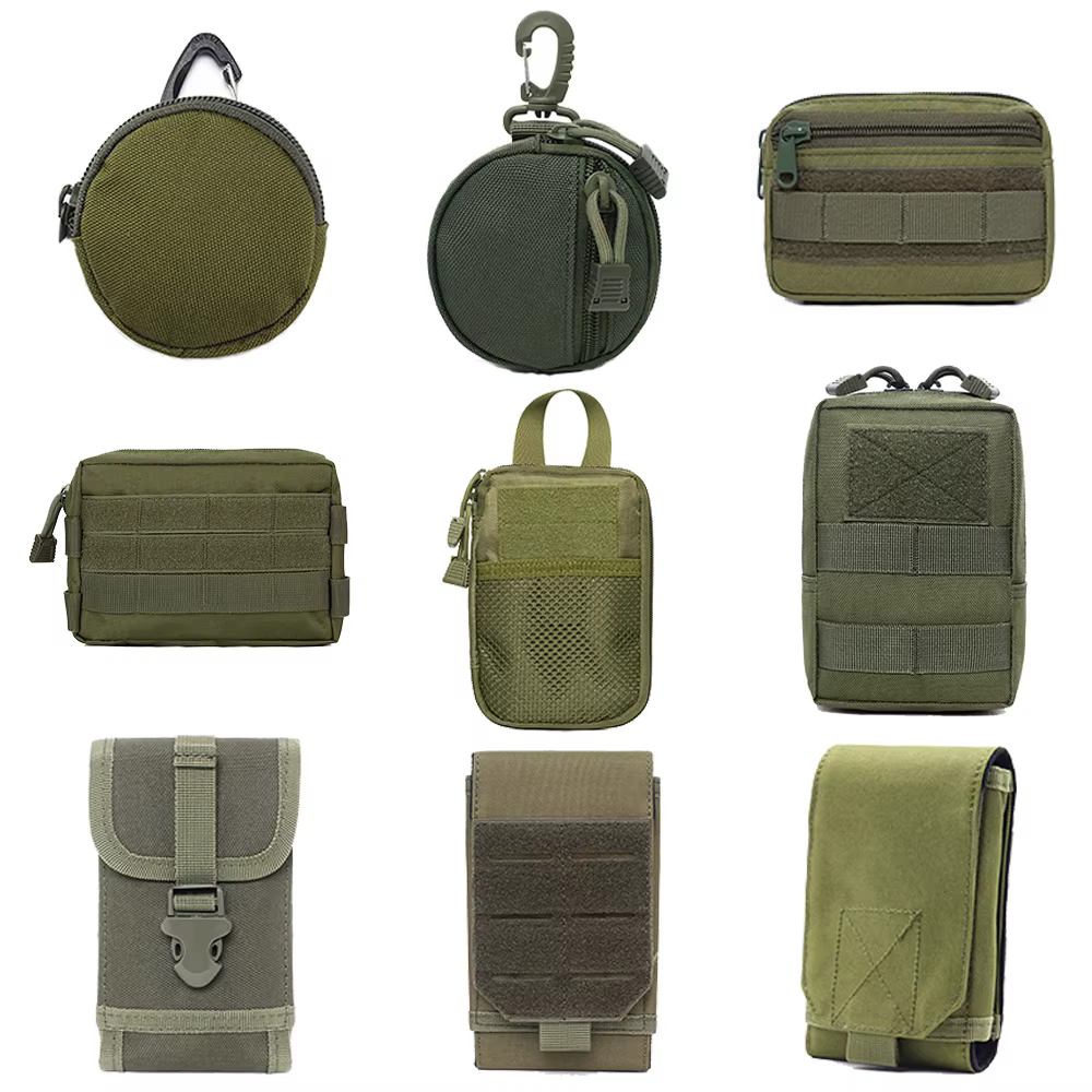 Bolsa táctica MOLLE exterior para móvil y EDC - riñonera de cintura - imagen 3