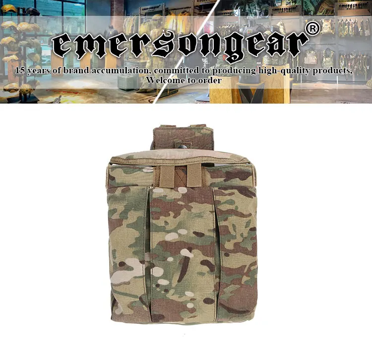 Bolsa con sistema MOLLE visible