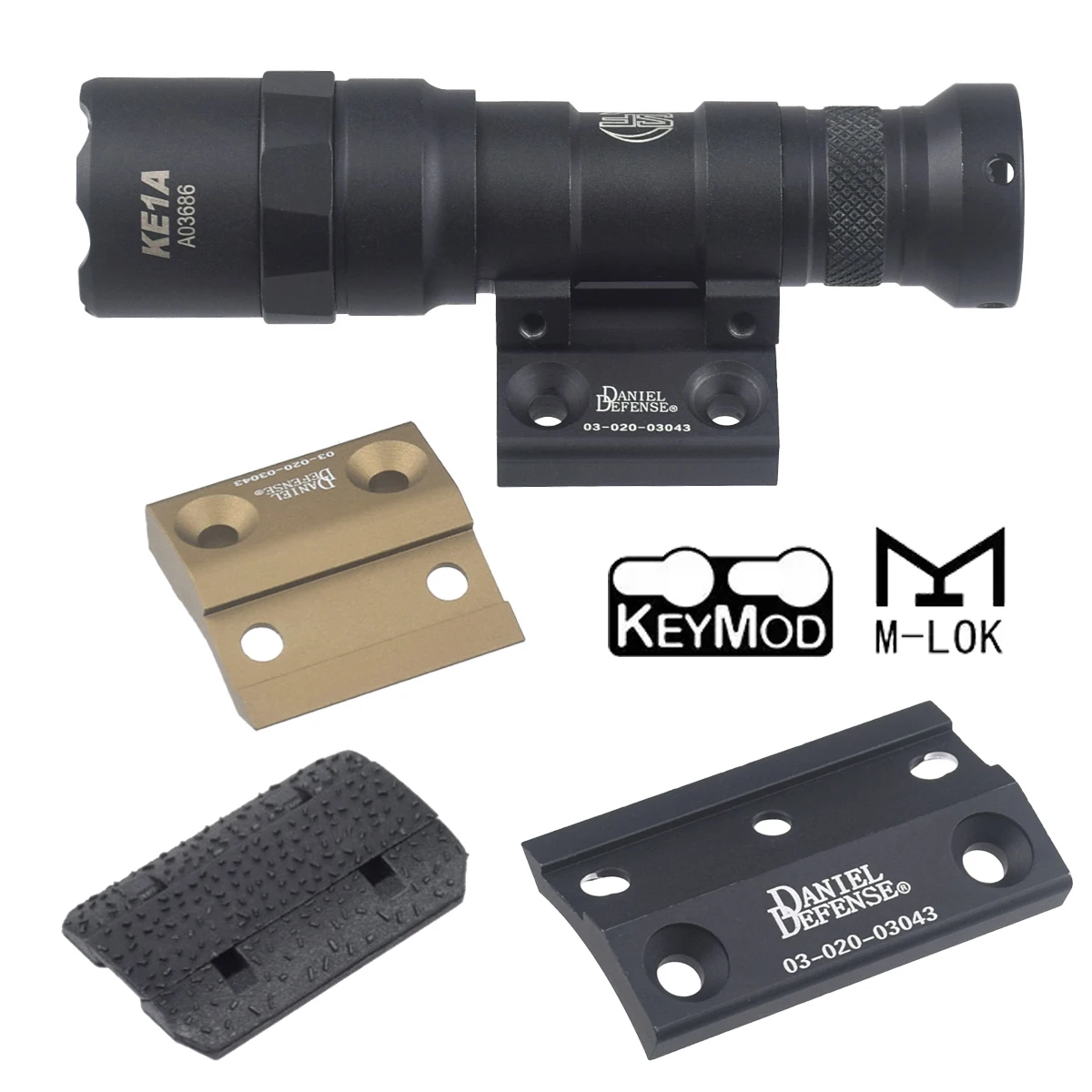 Surefire M300 M600 Soporte Scout Light Offset Rail M-LOK
