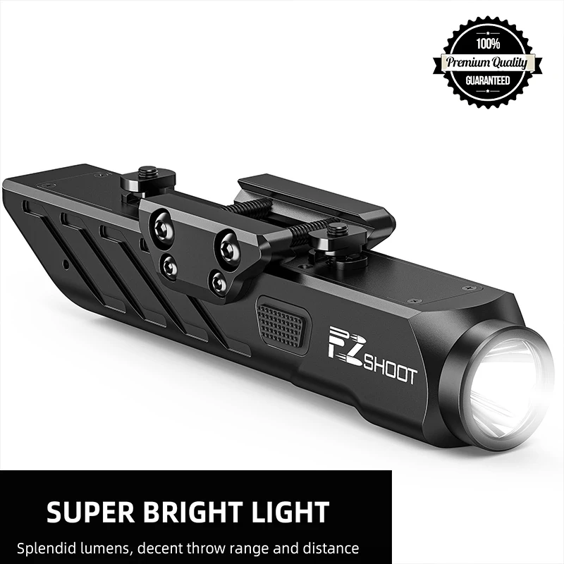 MidTen linterna táctica 1700 lúmenes para rifle - riel Picatinny - imagen 2