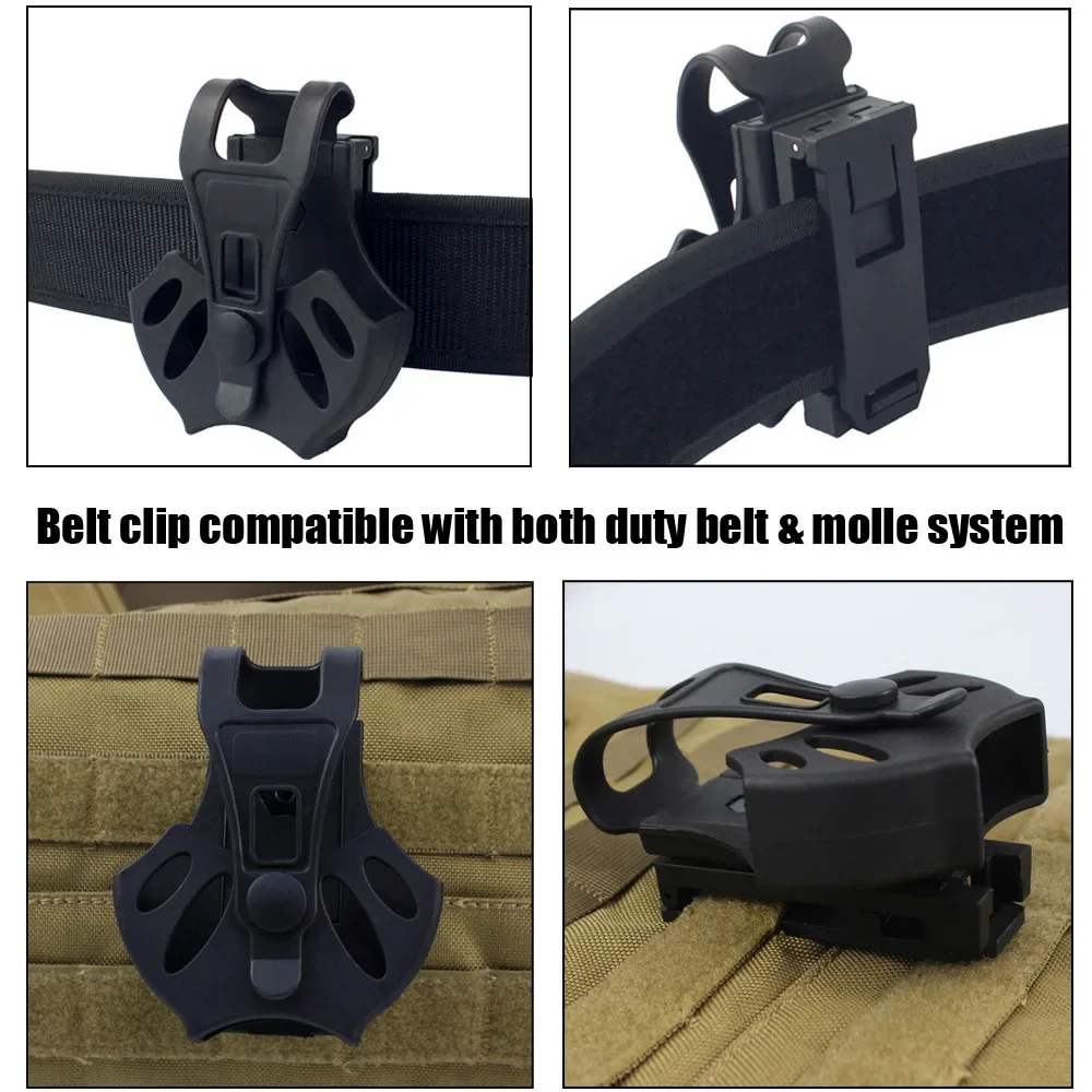 Portaesposas Táctico Giratorio 360° – Compatible MOLLE y Cinturón