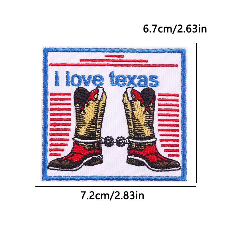 Parche decorativo western para chaquetas y ropa