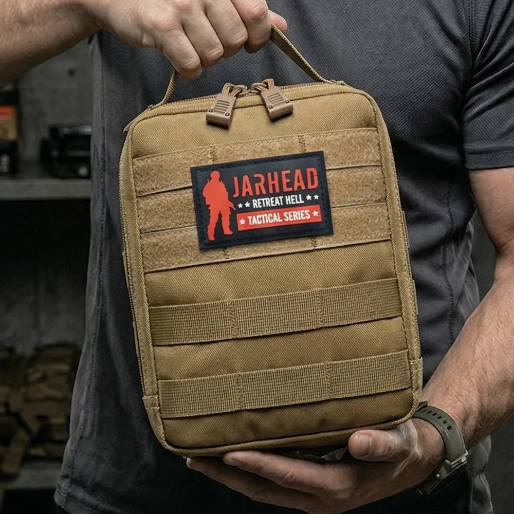 Bolsa médica táctica MOLLE de primeros auxilios EDC nailon impermeable - imagen 2
