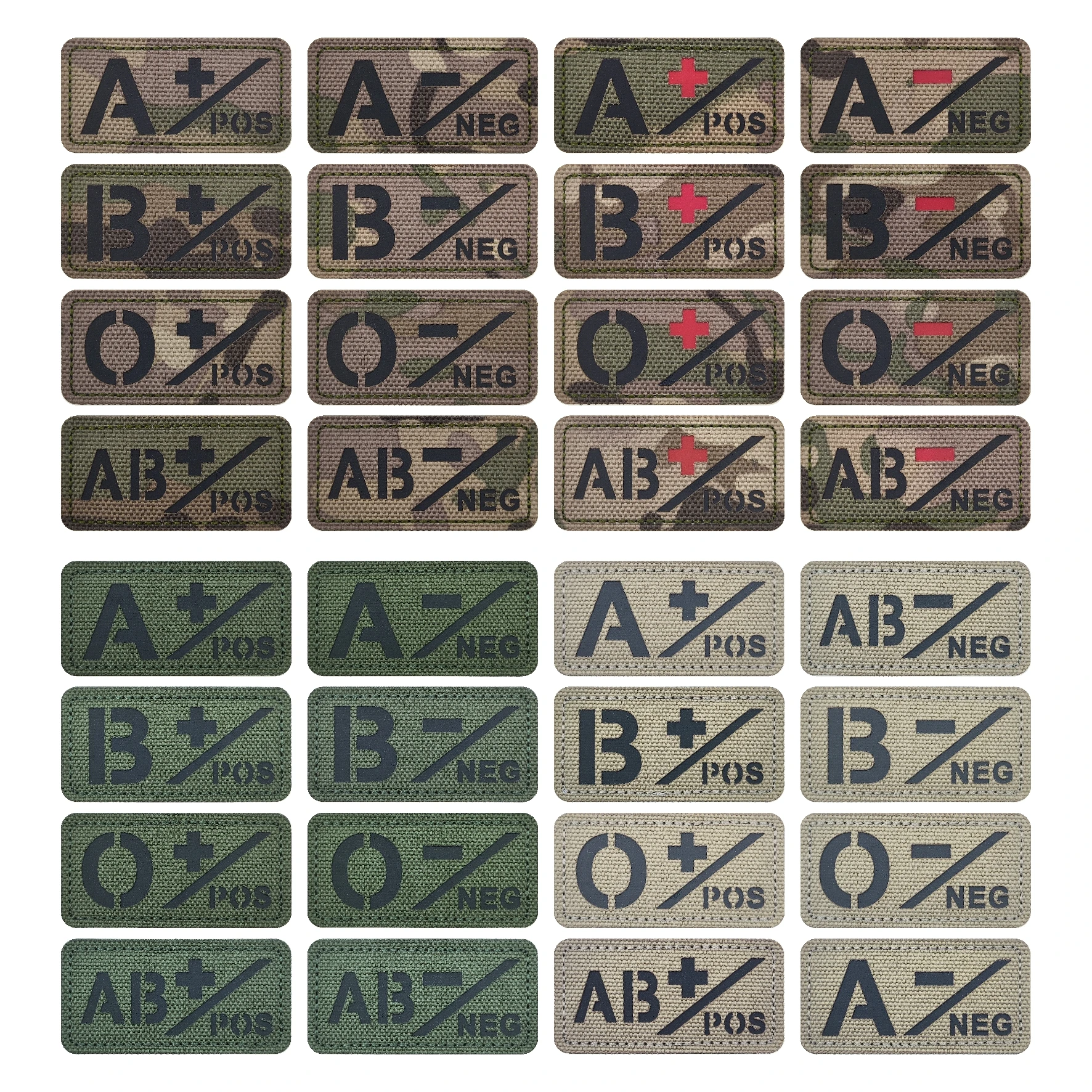 Parche táctico camuflaje invernal reflectante – bordado nylon para mochila
