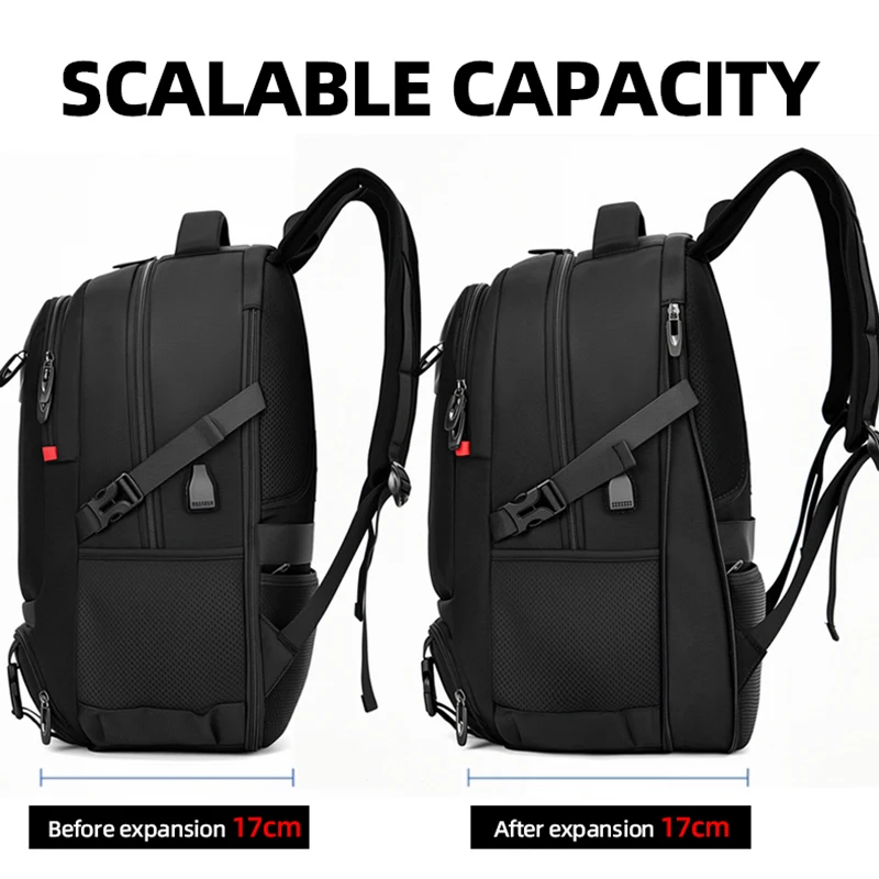 Mochila de senderismo con USB para outdoor - viaje, camping y trekking - imagen 3