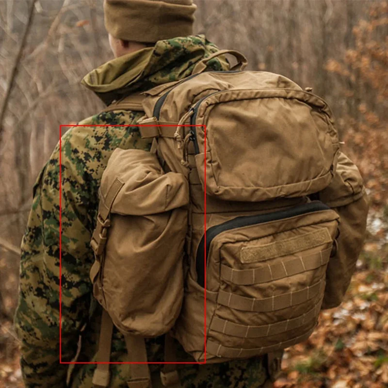 Bolsa de utilidad táctica gran volumen con cordón bajo solapa - imagen 3