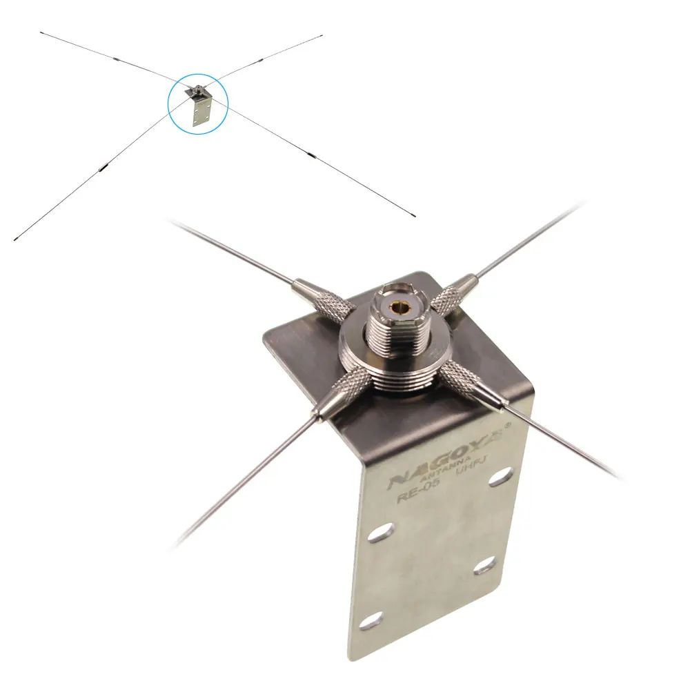 Soporte antena radial Nagoya RE-05 10-1300MHz para radio móvil - imagen 2