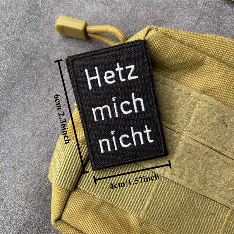 Parche táctico bordado militar de moral con velcro gancho-bucle - imagen 2
