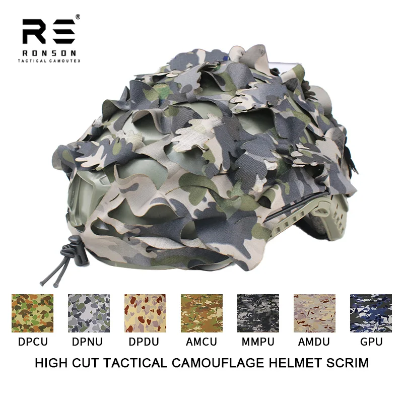 MMPU Marina casco táctico rápido camuflaje 3D corte láser Scrim - imagen 2