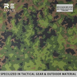 Tela ripstop NYCO camuflaje finlandés para uniformes tácticos