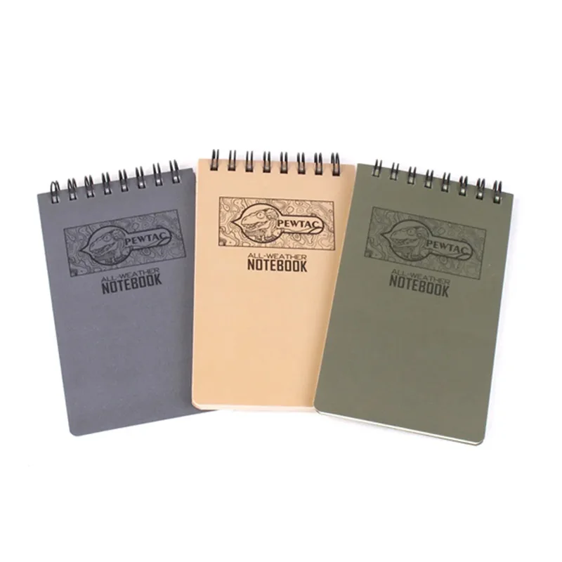 Libreta impermeable de bolsillo