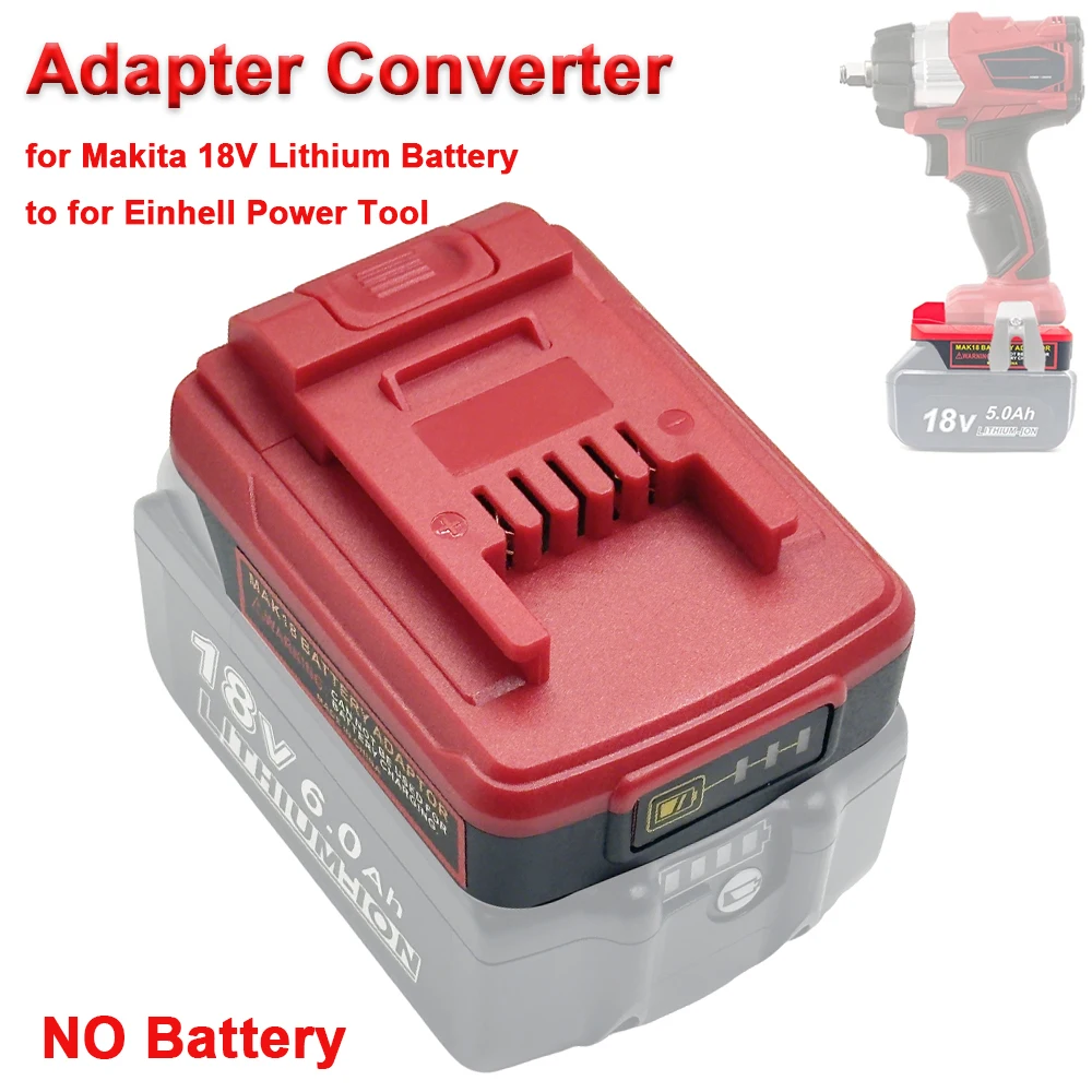 Adaptador de batería Makita a Einhell ion-litio para herramientas