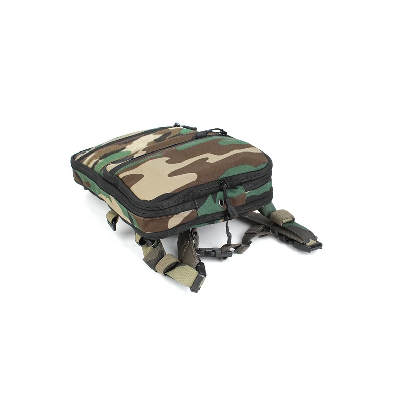 Chaleco táctico MOLLE para caza con bolsa de hidratación extendida - imagen 4