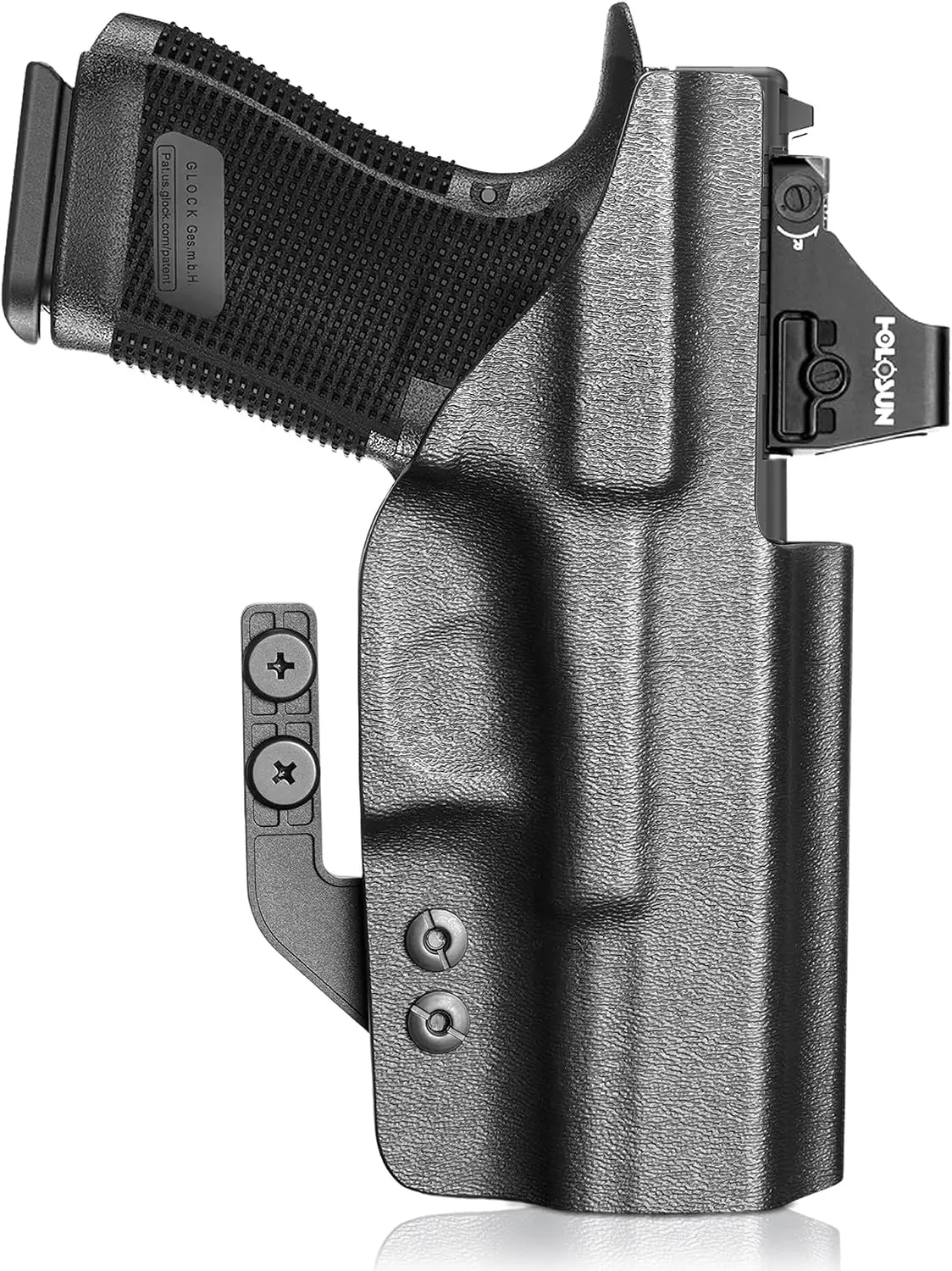 Funda Kydex IWB Warriorland Glock zurdos, compatible MOS - imagen 4