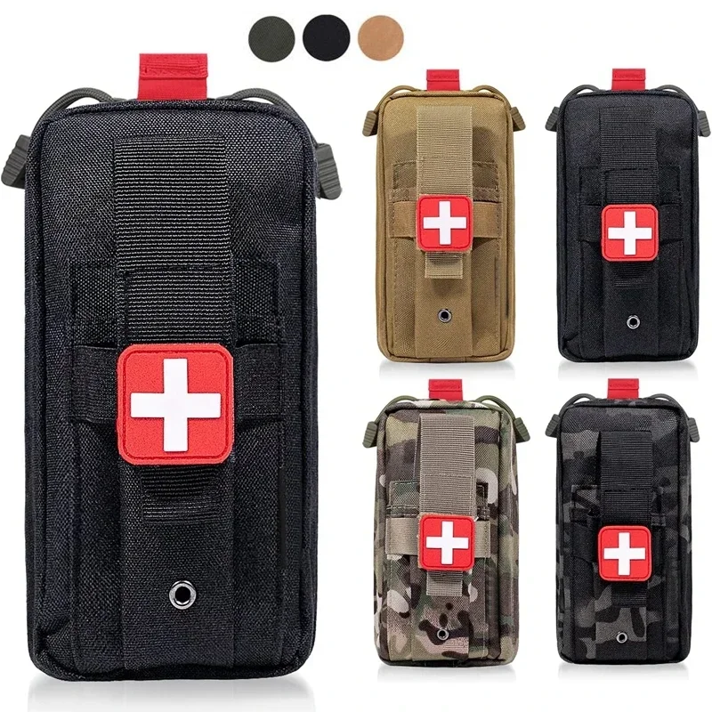 Bolsa médica MOLLE porta torniquetes – Kit primeros auxilios táctico