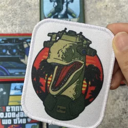 Parche táctico autoadhesivo con velcro para brazalete