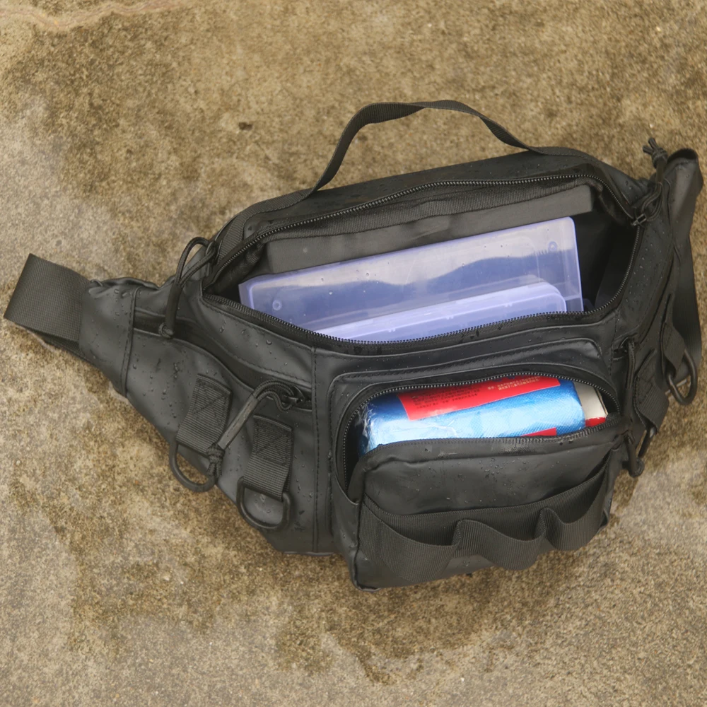 Bolsa de pesca impermeable ligera riñonera multifuncional para hombres - imagen 5