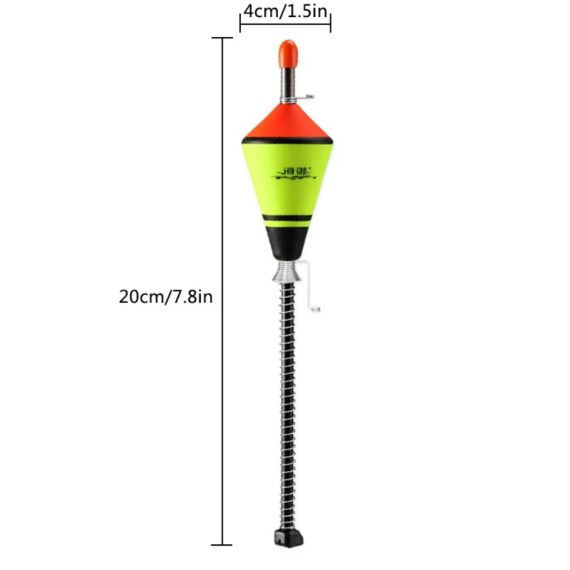 Flotador vertical luminoso para pesca