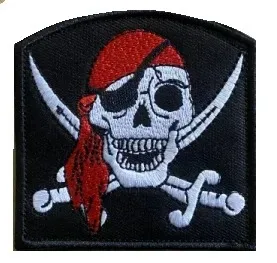 Parche bordado calavera patriota máscara bandera EE. UU. con velcro - imagen 5
